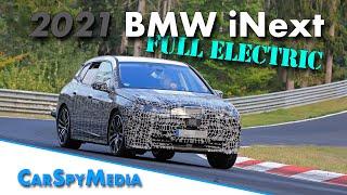 2021 BMW iNext prototype spied testing at the Nürburgring