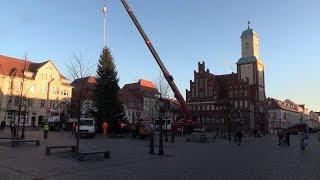 Schiefer Weihnachtsbaum 2018 - Wittstock/Dosse (WK-tv)