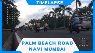 Palm Beach Road Timelapse | Traffic Timelapse | Navi Mumbai | Vickylive