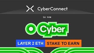 Cyber become Layer 2 of ETH - Stake and mint New Era NFT to join airdrop pool of $CYBER