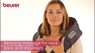 Shiatsu massage for neck, back and shoulders: Using the MG 151 3D Shiatsu Massager from Beurer