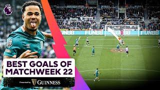 The BEST Goals of Matchweek 22 | Kluivert, Nunez, Watkins and MORE!