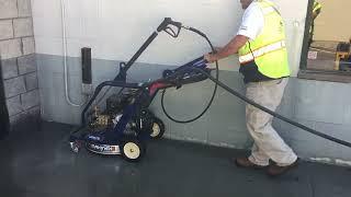 Makinex Dual Pressure Washer 4000- Sidewalk Cleaning Demo