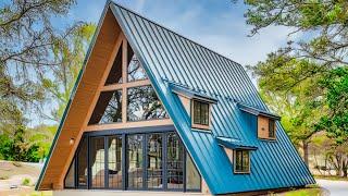 Man Builds Stunning A-Frame House in Just 4 Months !! ( By @lankhome )