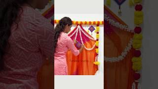 Varalakshmi pooja decoration ideas  #varalakshmi #decoration #varalakshmidecoration #punekarsneha