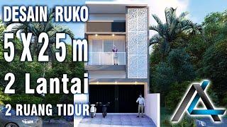 DESAIN RUMAH 5 x 25  meter I Sulteng – DESAIN RUMAH MINIMALIS MODERN