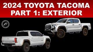 PART 1 // 4TH GENERATION 2023/2024 TOYOTA TACOMA EXTERIOR PREDICTIONS BY ENGINEER - PART 1 OF 3