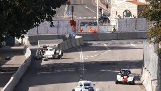 OK Mobil 1 Legend Car Cuppen 2018. Race 1 Copenhagen Historic Grand Prix. Big Crash Rolls Red Flag