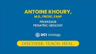 Dr. Antoine Khoury - UCI Department of Urology