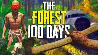 I Survived The Forest for 100 Days... Here's What Happened! [Full Playthrough]