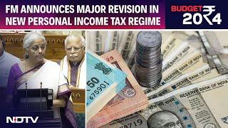 Budget Income Tax Slab | New Tax Regime Slabs Changed, Standard Deduction Revised To ₹75,000