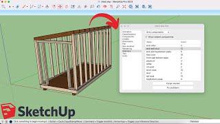 Find a List of Components in Sketchup