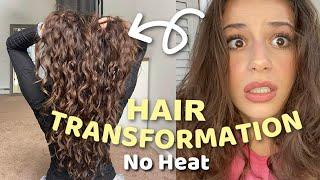 Curly Hair Routine  (no heat)