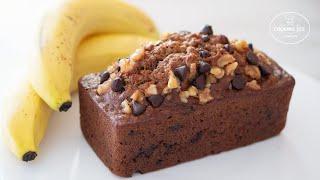 바나나와 계란 1개를 넣고 만든 촉촉한 바나나 빵 만들기, banana bread recipe, 베이킹, 쿠킹씨 cooking see