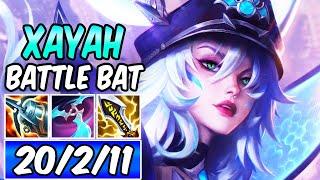 S+ HOW TO PLAY XAYAH ADC & CARRY GUIDE | BATTLE BAT XAYAH | Best Build & Runes | League of Legends