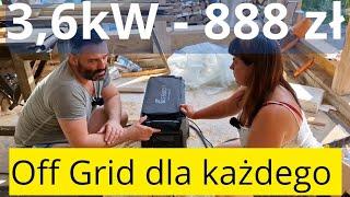 Energia Off Grid: FOSSiBOT F3600 budowa dom warsztat na 100%