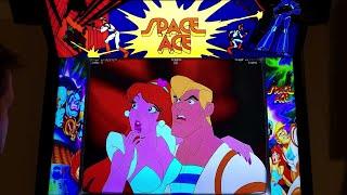 Space Ace (1080p AI Enhanced) Arcade Cabinet Playthrough w/ Hypermarquee