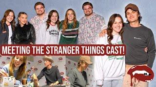 Meeting the Cast of STRANGER THINGS **The Upside Down Con**