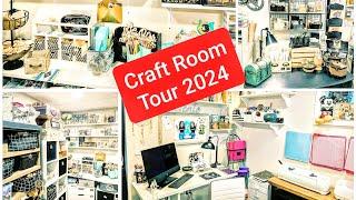 Craft Room Tour 2024/ Part #1/ Craft Organization