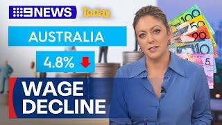 Australia's wage growth among worst worldwide | 9 News Australia