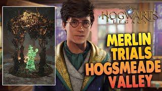 Hogwarts Legacy - Merlin Trials in HOGSMEADE VALLEY (Merlin's Beard Trophy)