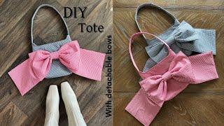 DIY tote bag tutorial easy sewing tutorial | sewing for dummies
