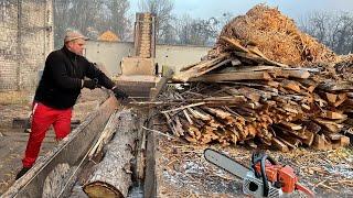 Wood Chipping Machine: A Giant in Action – The Power of Turning Logs into Chips