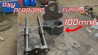 Making a portable line boring machine! Shop made. Part 2. Profile cutting clamps.