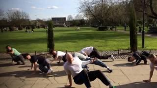 Haggerston park training with East London Capoeira & Mestre Fantasma