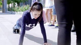 Kung Fu girl did 100 push-ups easily after running 10km under load! Even the instructor was stunned