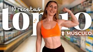 Mis 10 alimentos favoritos para AUMENTAR MASA MUSCULAR  + 10 recetas para GANAR MÚSCULO