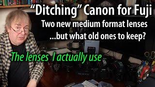 Switching Canon to Fujifilm Medium Format. Unboxing 2 New Lenses & Deciding Which Old Lenses to Keep