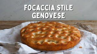 FOCACCIA TIPO GENOVESE fatta in casa, ricetta facile | Lievitati