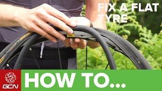 How To Fix A Flat Tyre - Fix A Road Bike Puncture