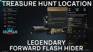 Once Human - Legendary Forward Flash Hider Location - Accessory - Blackheart Region - Treasure