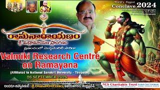 Ramanarayanam LIVE : Valmiki Research Centre On Ramayana, Inauguration By Sriman M Venkaiah Naidu Ji