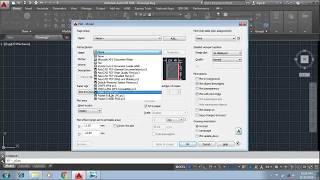 How to convert autocad file into Pdf(Plotting/printing)