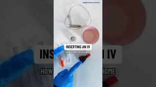 INSERTING AN IV  #nursing #ivtherapy #nurse #nursingschool