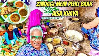 Bajre ka Churma, Kadhi aur Bajre ki Raabdi | Gaon ka khaana sabse best khaana @suneelsvibgyor7849