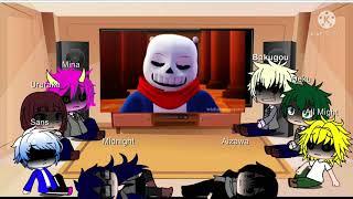 Mha react to Undertale, Underverse + Extra