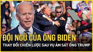 Đội ngũ của Tổng thống Biden thay đổi chiến lược tranh cử sau vụ ám sát ông Trump