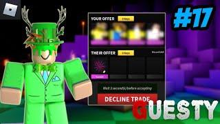 DOING THE BIGGEST TRADE I'VE EVER DONE.. GUESTY | ROBLOX PART #17