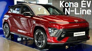 Finally, N-Line on Kona Electric! 2025 Hyundai Kona Electric (KONA EV️) First Look