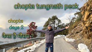 कैसा है चोपता का मौसम day 2 snowfall in chopta veally||dharmu pahadi 13||dharmendra rana