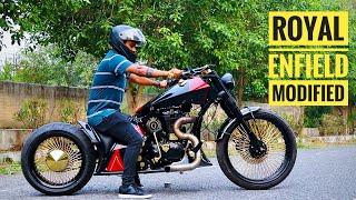 Royal Enfield modified | Into Harley Davidson | QUEEN STYLE  | Vampvideo |