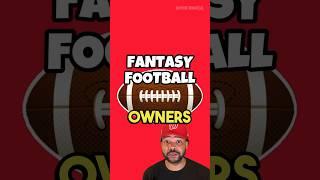 Types of Fantasy Football Owners 