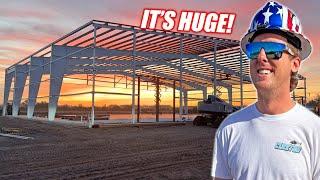 Airport Dream House Ep.4 - The Hanger Build BEGINS, Pouring the House Foundation, Pool Options