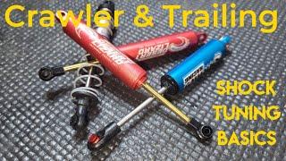 Crawler and Trailing Shock tuning 101