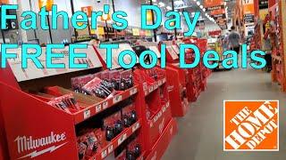 Father's Day FREE Tool Deals Shopping @ Home Depot