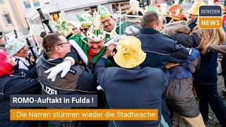 FULDA: ROMO-Auftakt: Die Narren stürmen wieder die Stadtwache